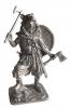 Warrior-berserker of the Varangian squad. Russia, 10th century; 60 mm